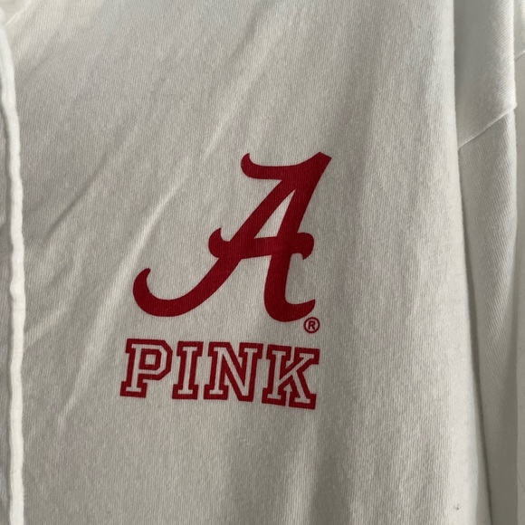 PINK Alabama cotton light weight
Pull over A logo Bama 
Victoria Secret PINK 
SM - Picture 4 of 7